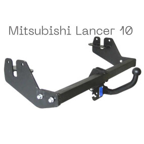 Фаркоп знімний на 2 болти - Mitsubishi Lancer 10 Sport Седан 2013-, Lancer 10 Sport Хетчбек 2008-