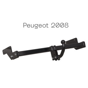 Фаркоп съемный на 2 болта - Peugeot 2008 2013-2019