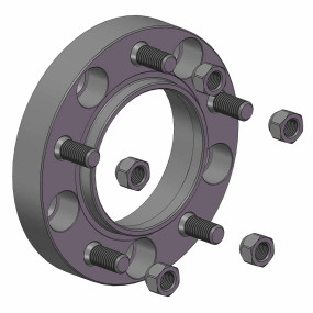 Проставки для вильоту коліс на Toyota 30 мм 5x150 dia 110 (STUD14x1.5)
