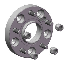 Проставки для вылета колес на Jeep 25 мм 5x127 dia 71,6 (STUD1-2)