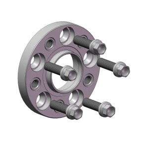 Проставки для вылета колес на Porsche 20 мм 5x112 dia 66,6 (NUT15x1.25)
