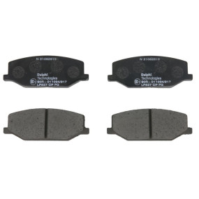 Тормозные колодки дисковые Delphi LP527