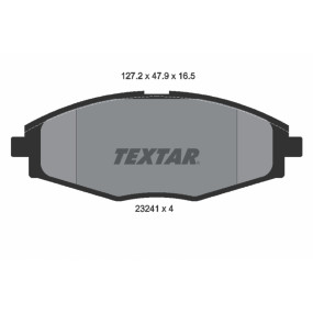 Гальмівні колодки дискові Textar 2324102