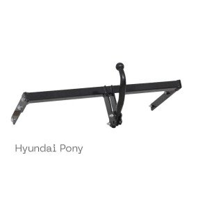 Фаркоп съемный на 2 болта - Hyundai Pony