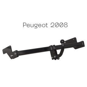 Фаркоп знімний на 2 болти - Peugeot 2008 2013-2019