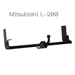 Фаркоп съемный на 2 болта на пластине кованый - Mitsubishi L200