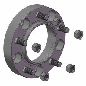 Проставки для вильоту коліс на Lexus 30 мм 5x150 dia 110,1 (STUD14x1.5)