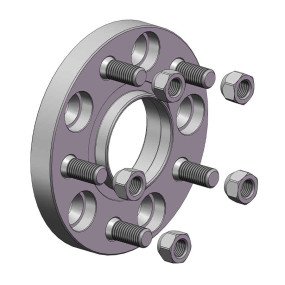 Проставки для вылета колес на Jeep 20 мм 5x127 dia 71,6 (STUD14x1.5)