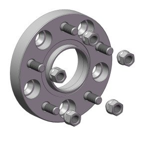 Проставки для вылета колес на Jeep 25 мм 5x127 dia 71,6 (STUD1-2)