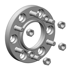 Проставки для вылета колес на Toyota 20 мм 6x139,7 dia 95,2 (STUD14x1.5)