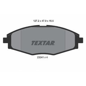 Гальмівні колодки дискові Textar 2324102